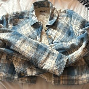 fleece flannel jacket